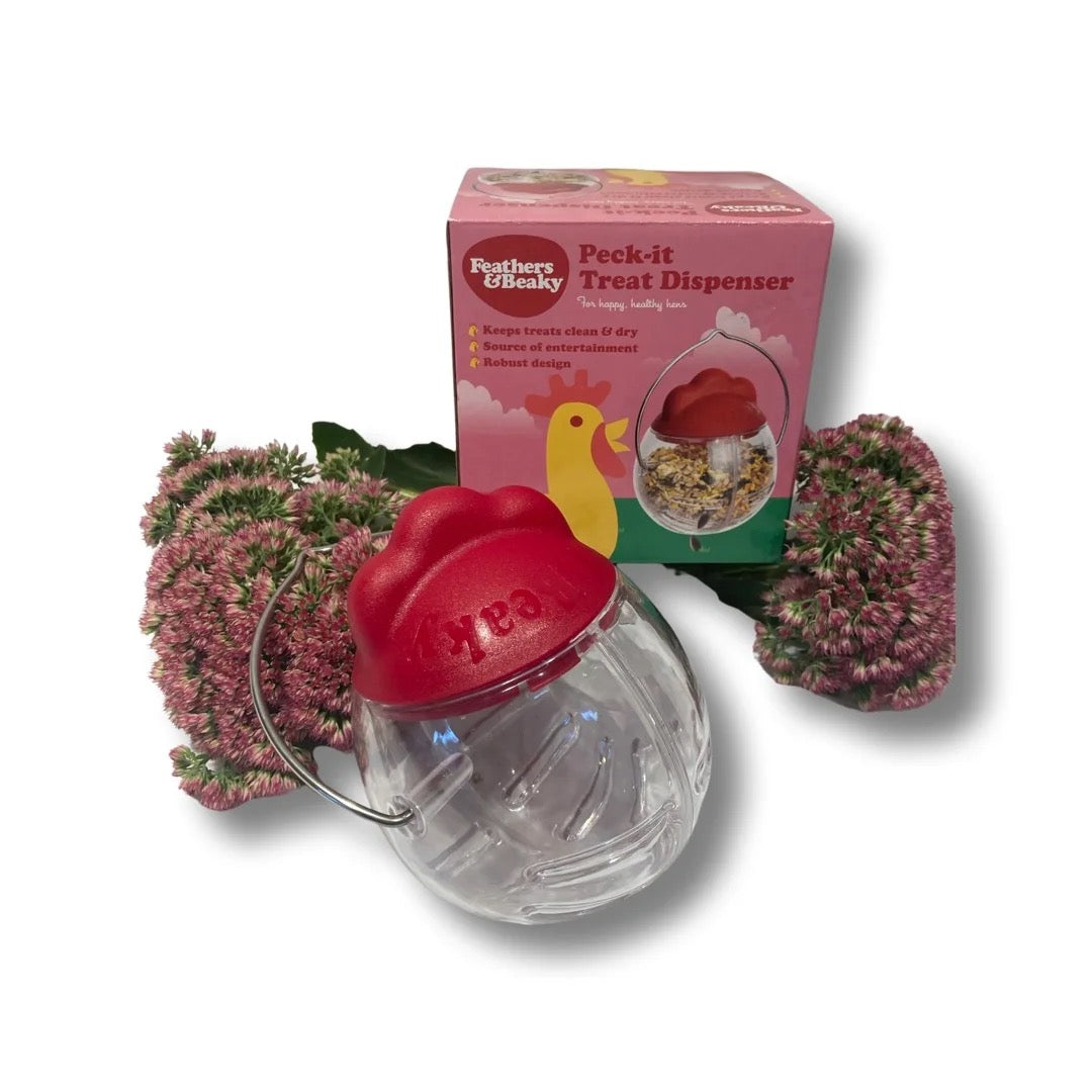 Feathers and Beaky Peck it dispenser