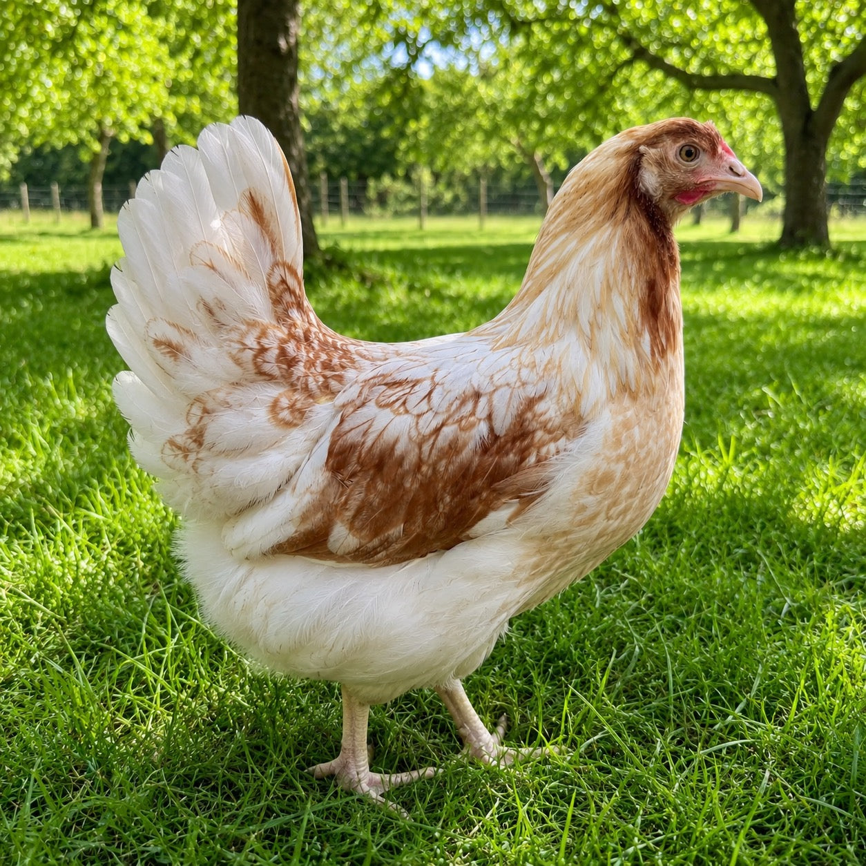 Cream Partridge Leghorn