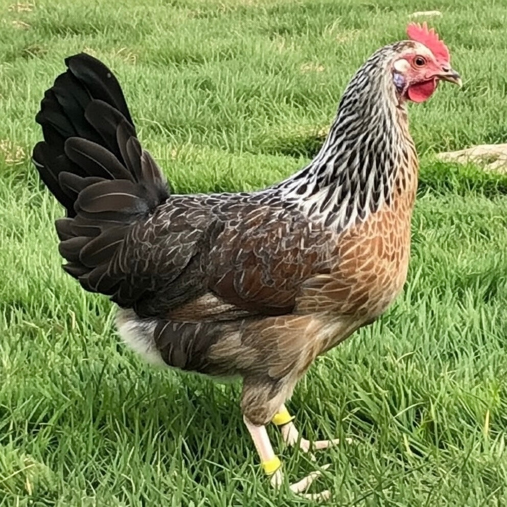 Silver Duckwing Leghorn