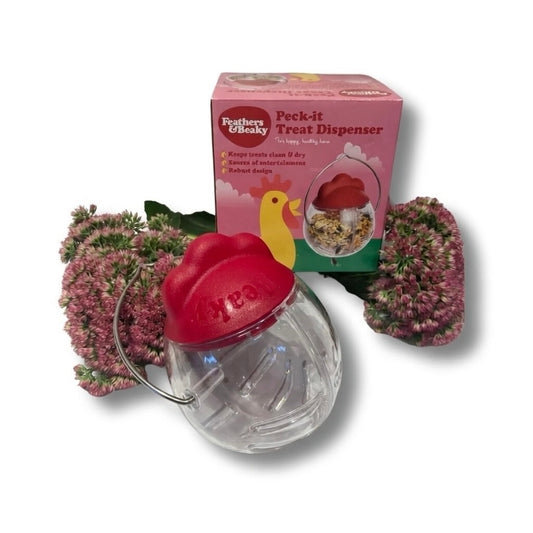 Feathers and Beaky Peck it dispenser
